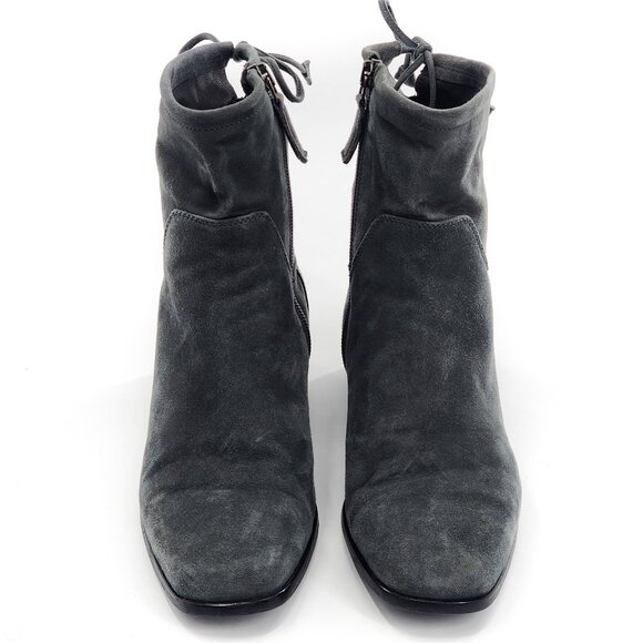 AQUATALIA Lisa Leather Suede Boots Weatherproof Ankle Slouch Boots - Picture 3 of 9